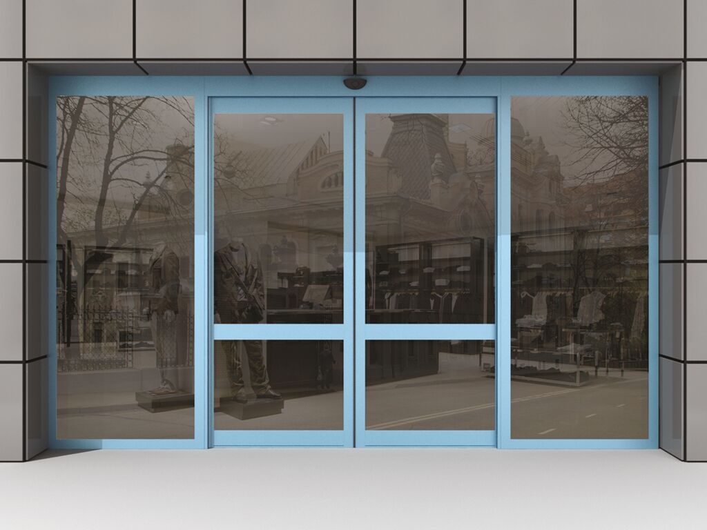 Установка автоматических дверей