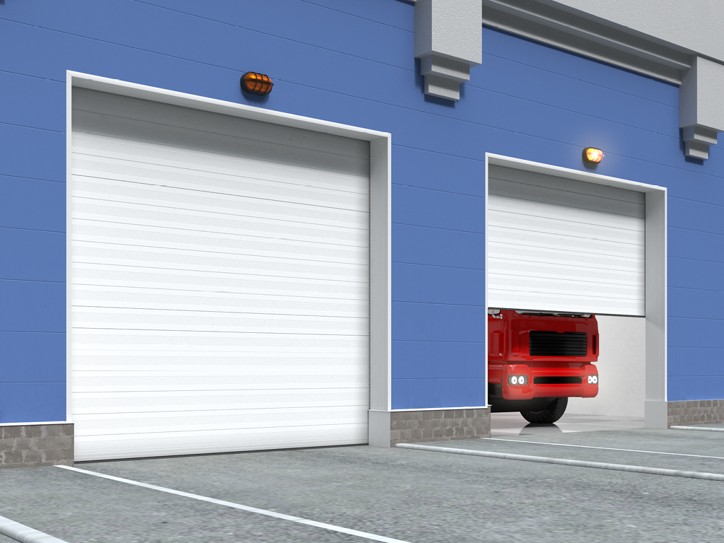 Установка промышленных ворот