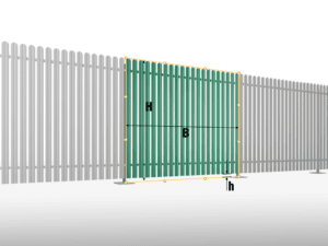 Штакетник м-профиль 10