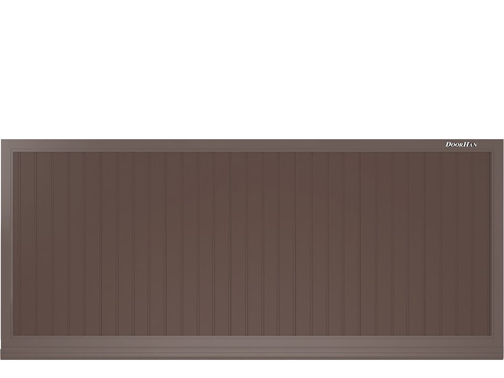 Откатные ворота из сендвич-панелей 17