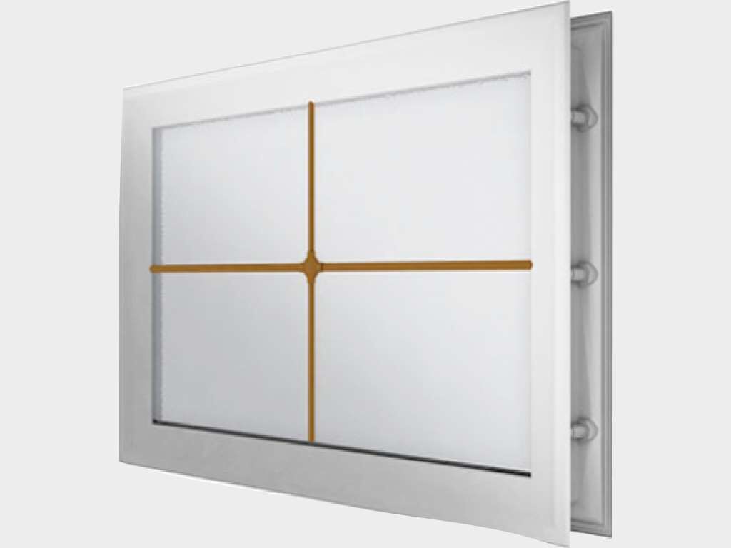 Ворота гаражные секционные с пружинами растяжения RSD01BIW 22 Ворота гаражные секционные с пружинами растяжения RSD01BIW 22