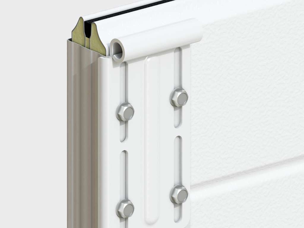 Ворота гаражные секционные с пружинами растяжения RSD01BIW 28 Ворота гаражные секционные с пружинами растяжения RSD01BIW 28