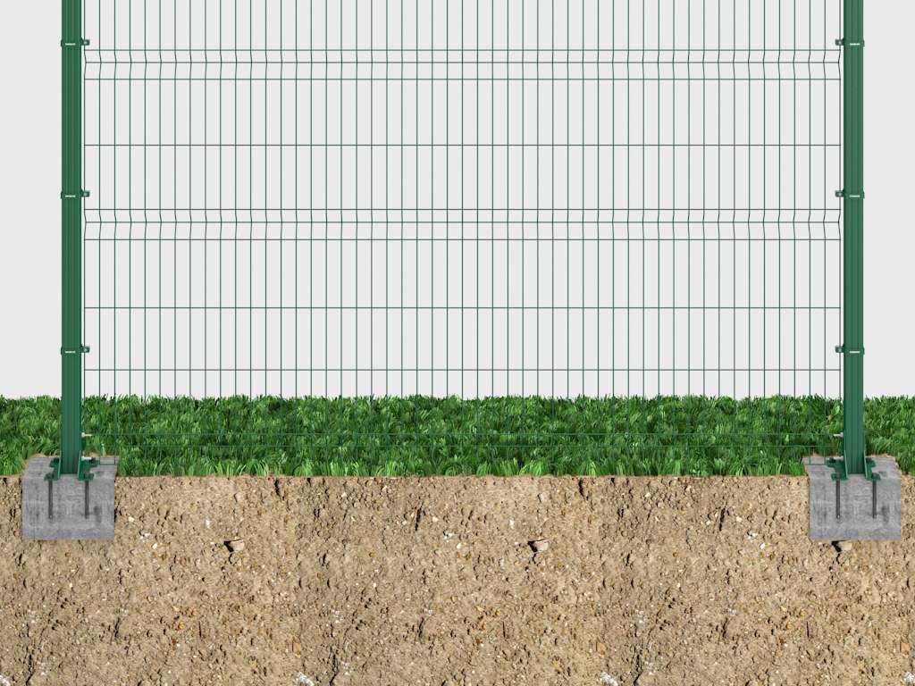 Забор из заборной секции «Усиленная» и стального прутка 6 мм 5 Забор из заборной секции «Усиленная» и стального прутка 6 мм 5