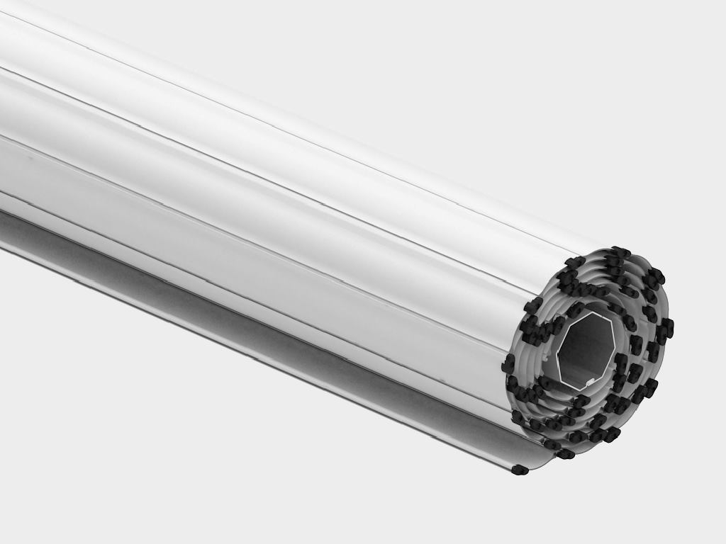 Рольставни взломостойкие на окна из экструдированного роллетного профиля RHE45M 13