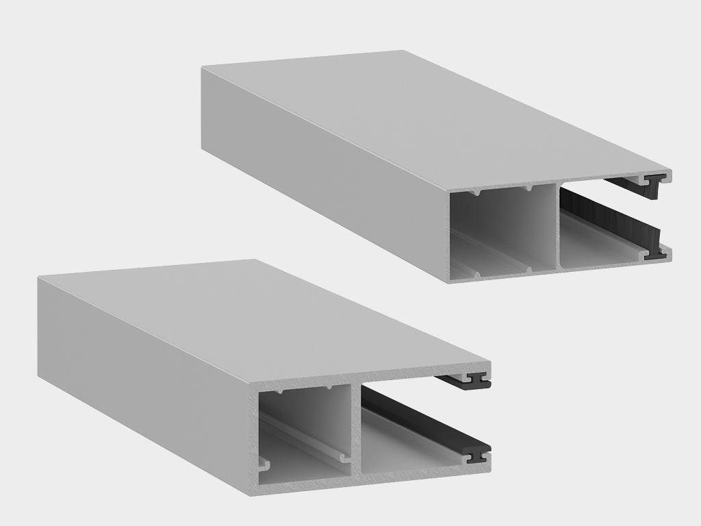 Рольставни взломостойкие на окна из экструдированного роллетного профиля RHE45M 15