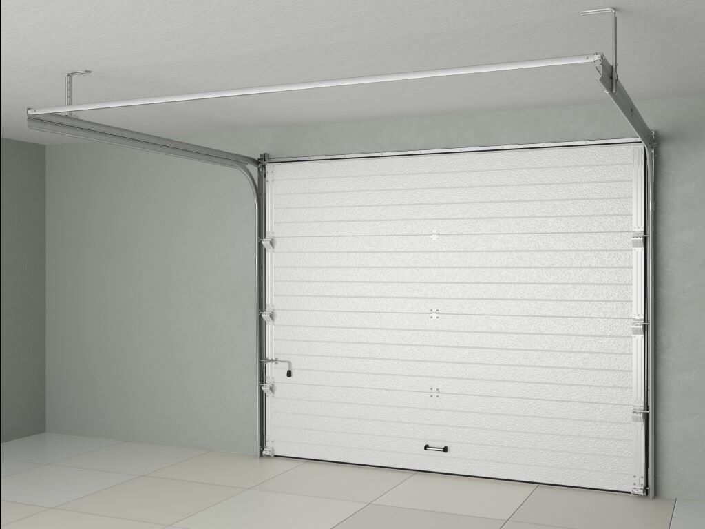Ворота гаражные секционные с пружинами растяжения RSD01BIW 6 Ворота гаражные секционные с пружинами растяжения RSD01BIW 6