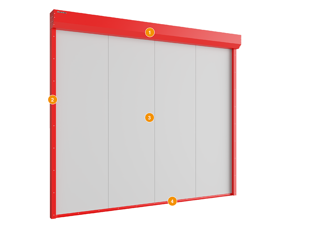 Шторы противодымные с пределом огнестойкости E60 и E120 15