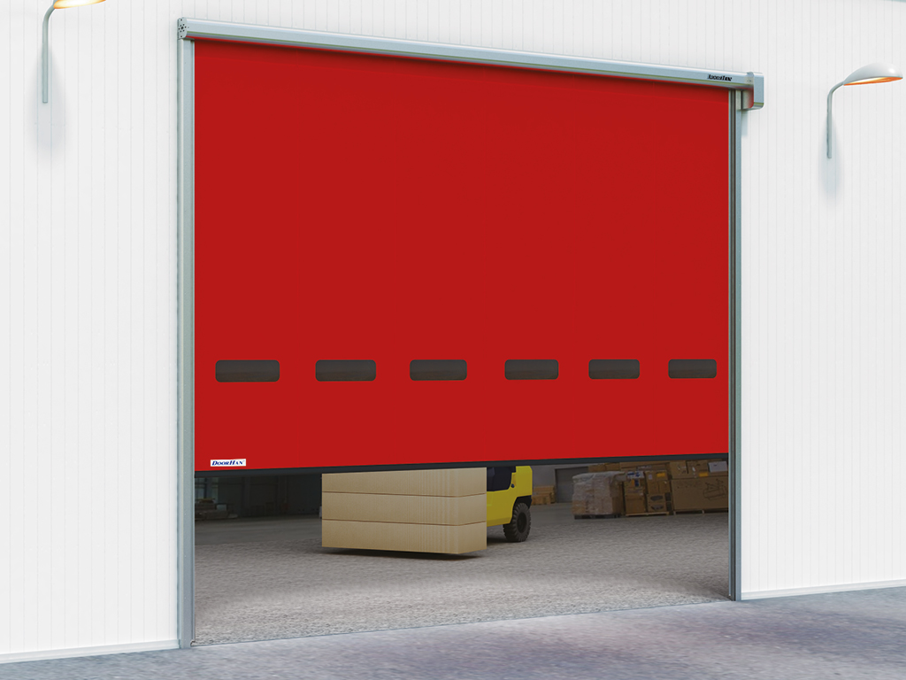 Скоростные рулонные ворота для внутреннего использования из ПВХ 11