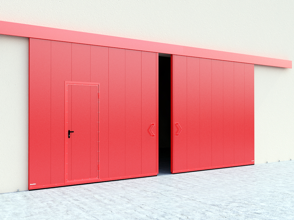 Откатные противопожарные ворота с классом огнестойкости EI60, EI90 5 Откатные противопожарные ворота с классом огнестойкости EI60, EI90 5