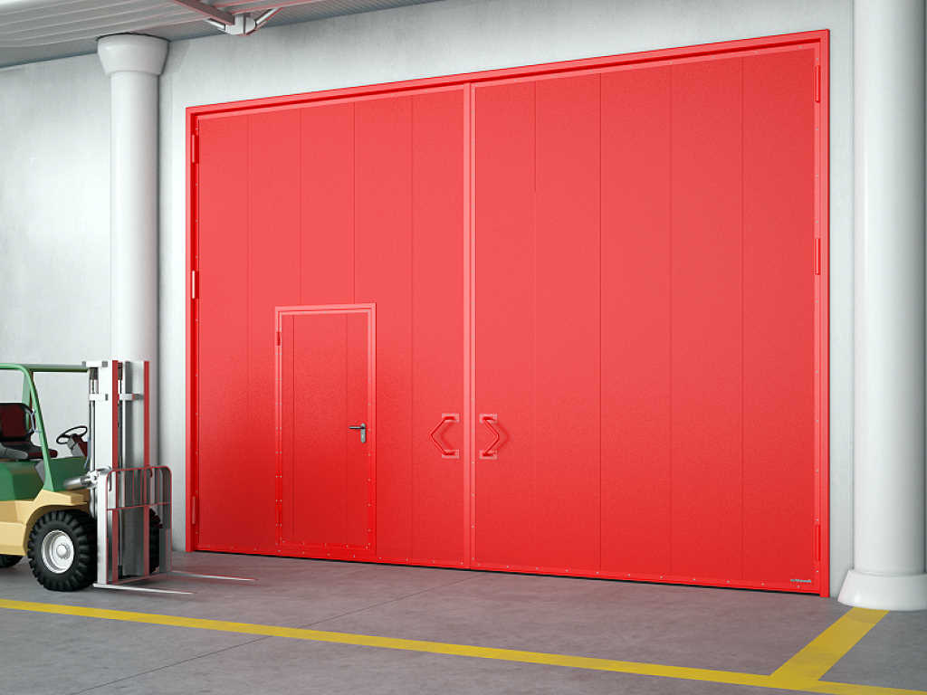 Распашные противопожарные ворота с классом огнестойкости EI90, EI120 19 Распашные противопожарные ворота с классом огнестойкости EI90, EI120 19