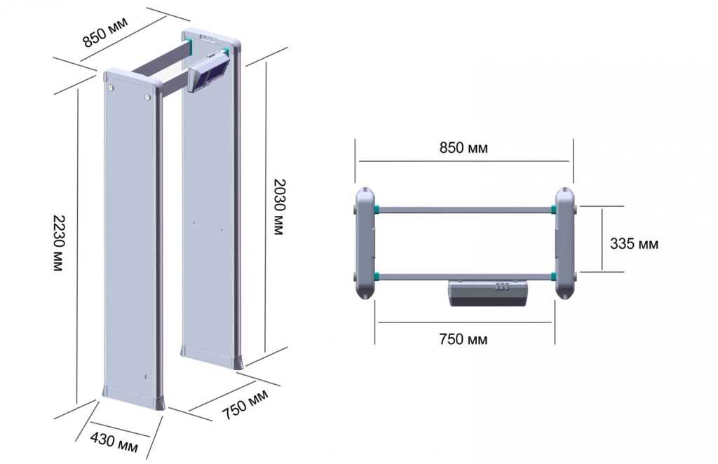 Арочный металлодетектор БЛОКПОСТ PC Z 100 9