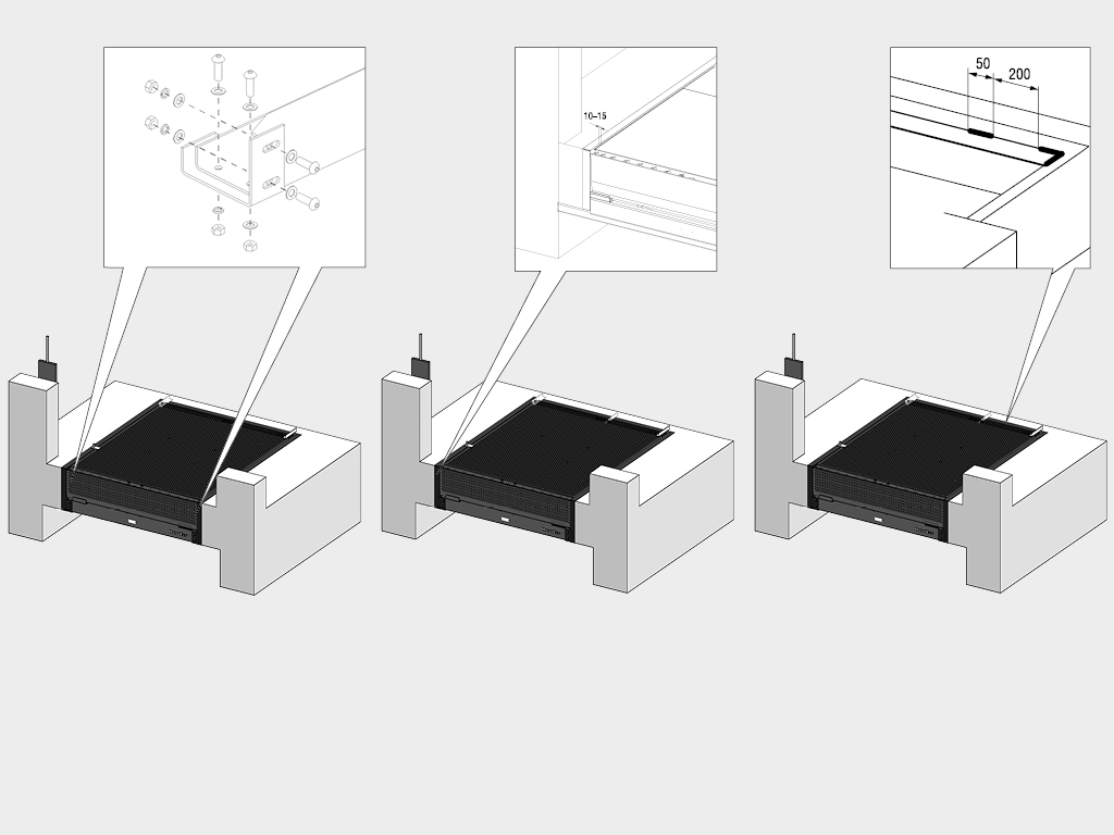 Платформа уравнительная консольного типа с поворотной аппарелью 3