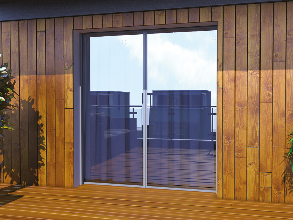 Комплект дверей (две подвижные лайтстворки и фрамуга сверху) для привода AD-SP 8 Комплект дверей (две подвижные лайтстворки и фрамуга сверху) для привода AD-SP 8