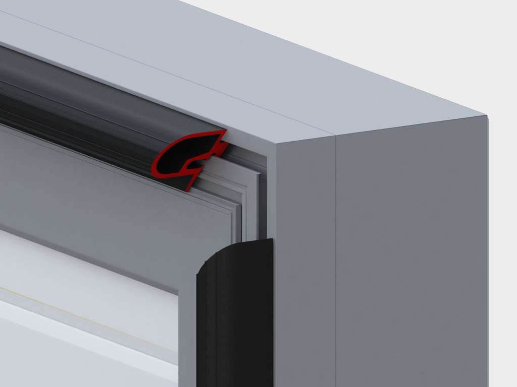 Холодильные двустворчатые распашные двери IsoDoor IDH2 для морозильных камер 18