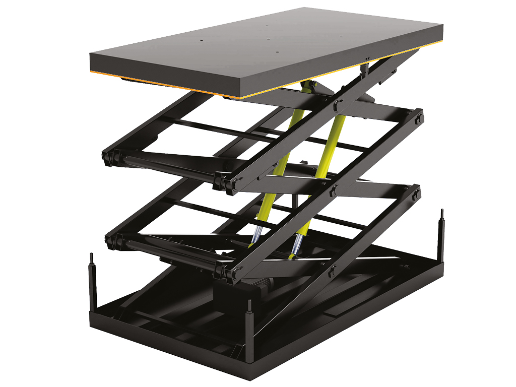 Подъемный стол с тремя парами ножниц 2 Подъемный стол с тремя парами ножниц 2