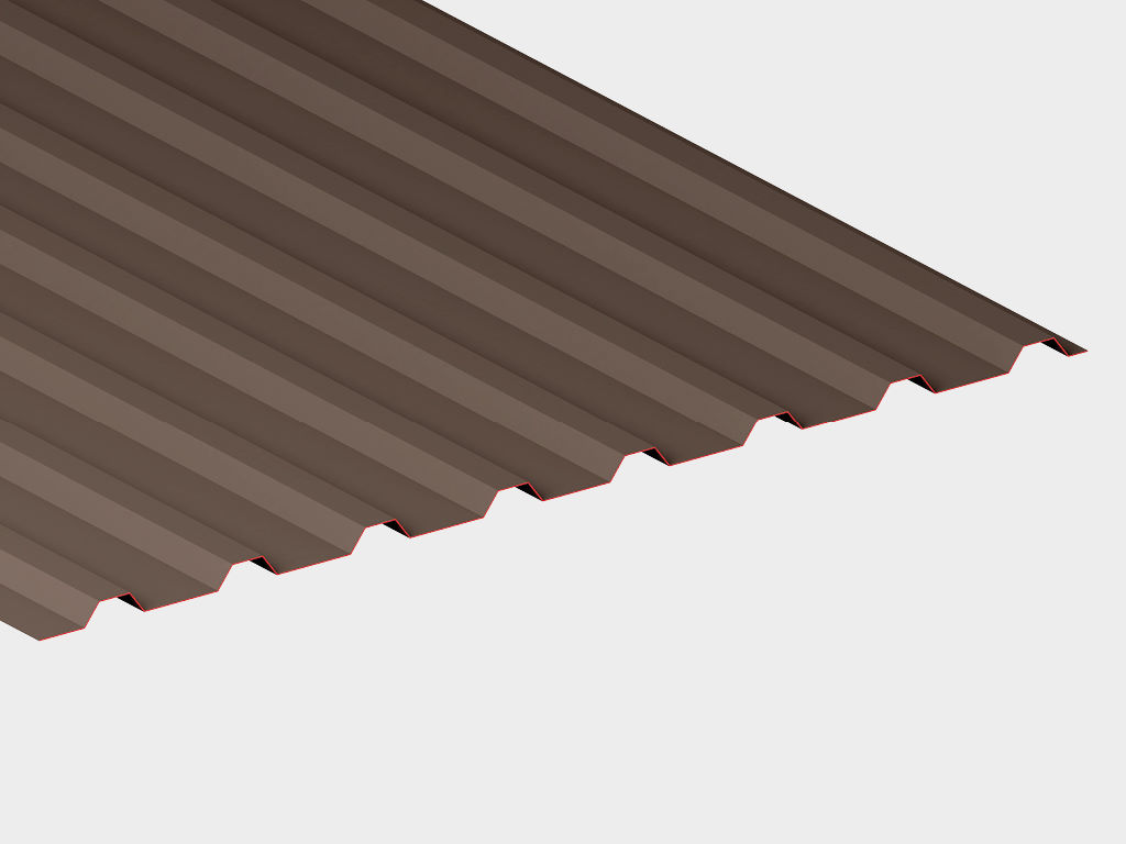 Откатные ворота из профлиста Revolution 15