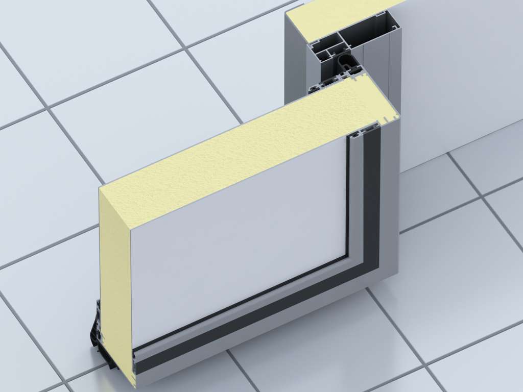 Холодильные откатные двери IsoDoor IDS1 для морозильных камер 19