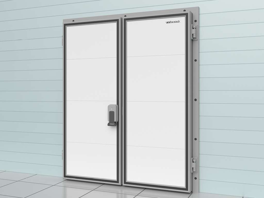 Холодильные двустворчатые распашные двери IsoDoor IDH2 для морозильных камер 10