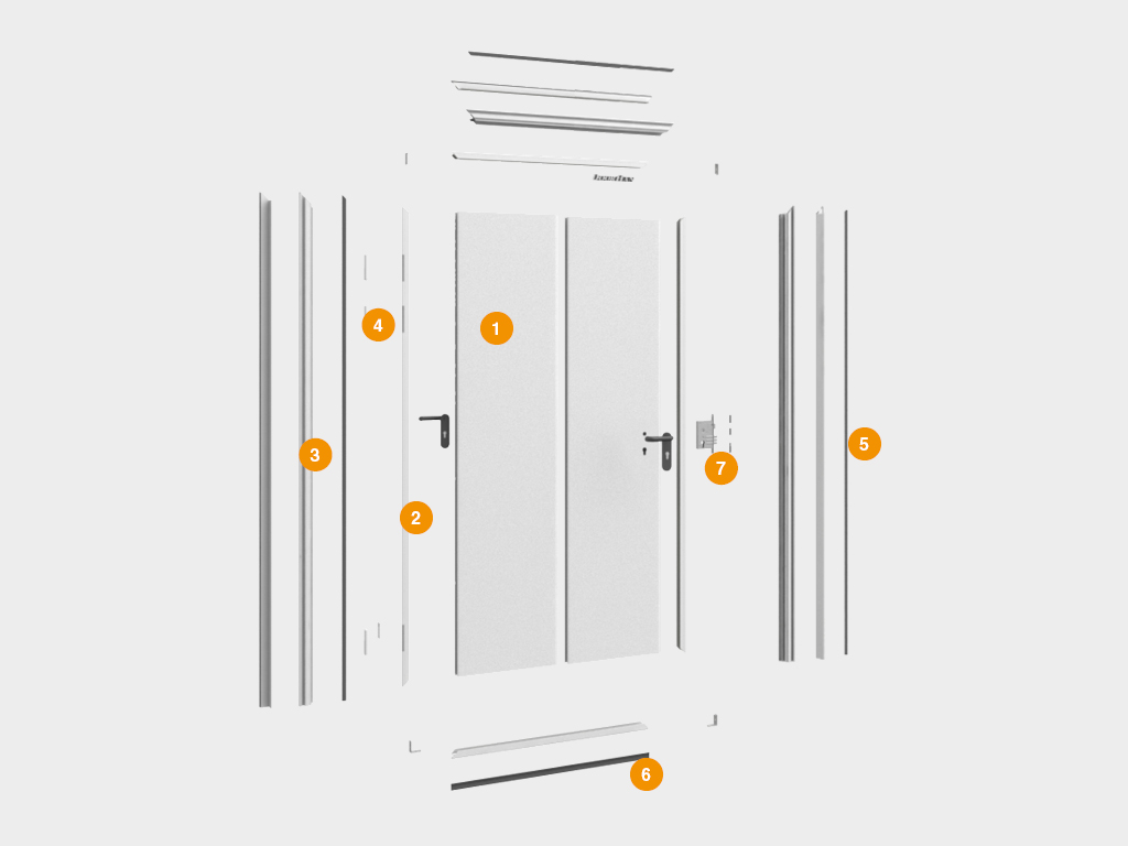 Холодильные одностворчатые двери для морозильных камер 1 Холодильные одностворчатые двери для морозильных камер 1