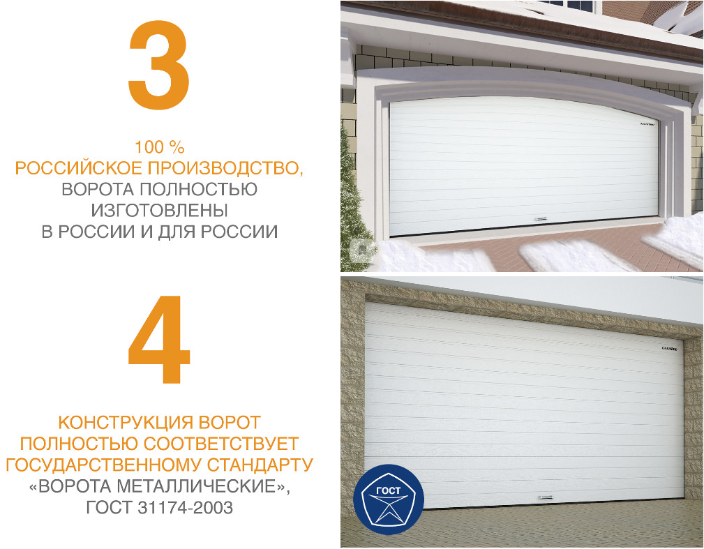 Ворота гаражные секционные с торсионным механизмом RSD02 6 Ворота гаражные секционные с торсионным механизмом RSD02 6