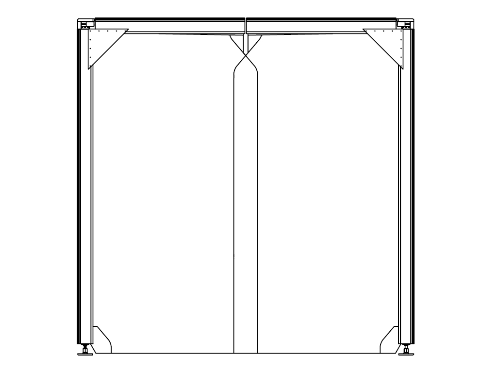 Маятниковые пленочные двери серия SSD 3 Маятниковые пленочные двери серия SSD 3