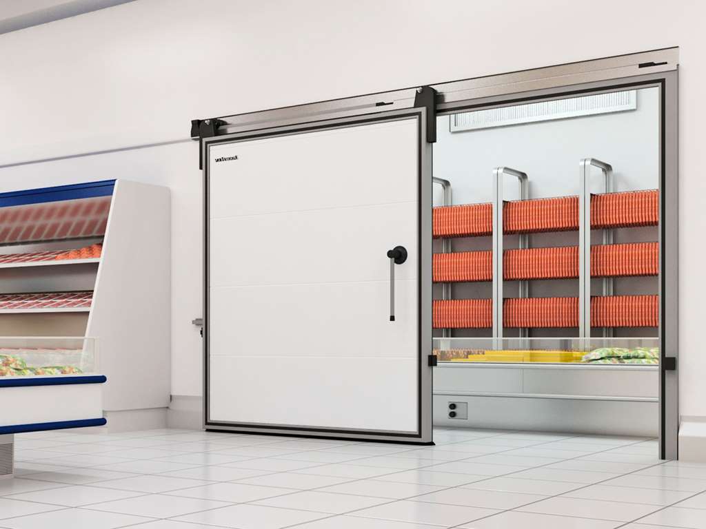 Холодильные откатные двери IsoDoor IDS1 для морозильных камер 12
