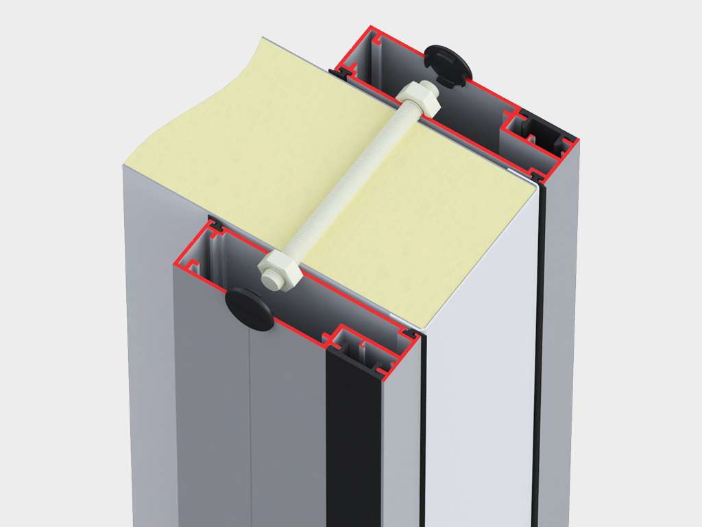 Холодильные двустворчатые распашные двери IsoDoor IDH2 для морозильных камер 24