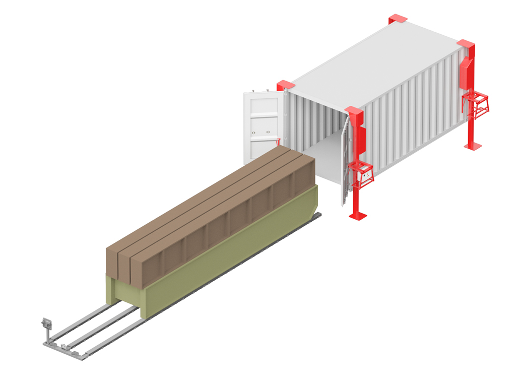 Система погрузки-разгрузки контейнеров 1 Система погрузки-разгрузки контейнеров 1