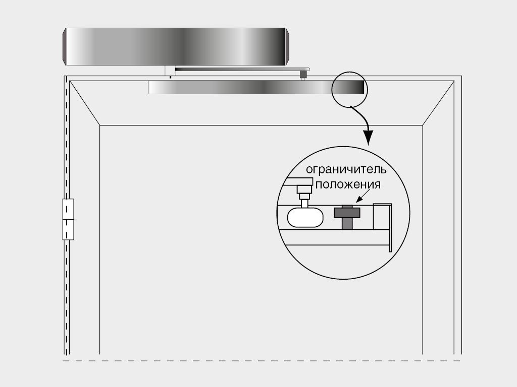 Привод автоматический для распашной двери AD-SWING 2
