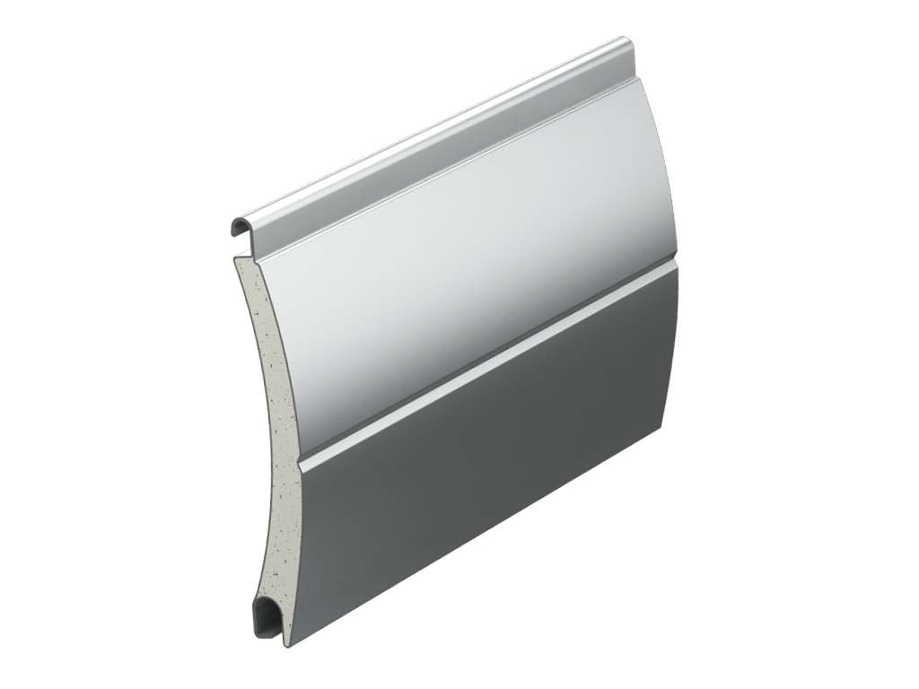 Рольставни на витрину из пенозаполненного роллетного профиля RH58N 2