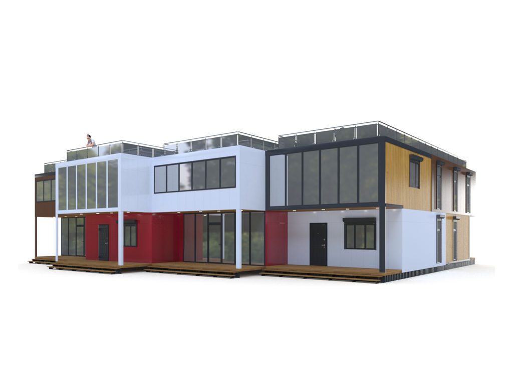 Таунхаусы DoorHan PREFAB HOUSE 13 Таунхаусы DoorHan PREFAB HOUSE 13