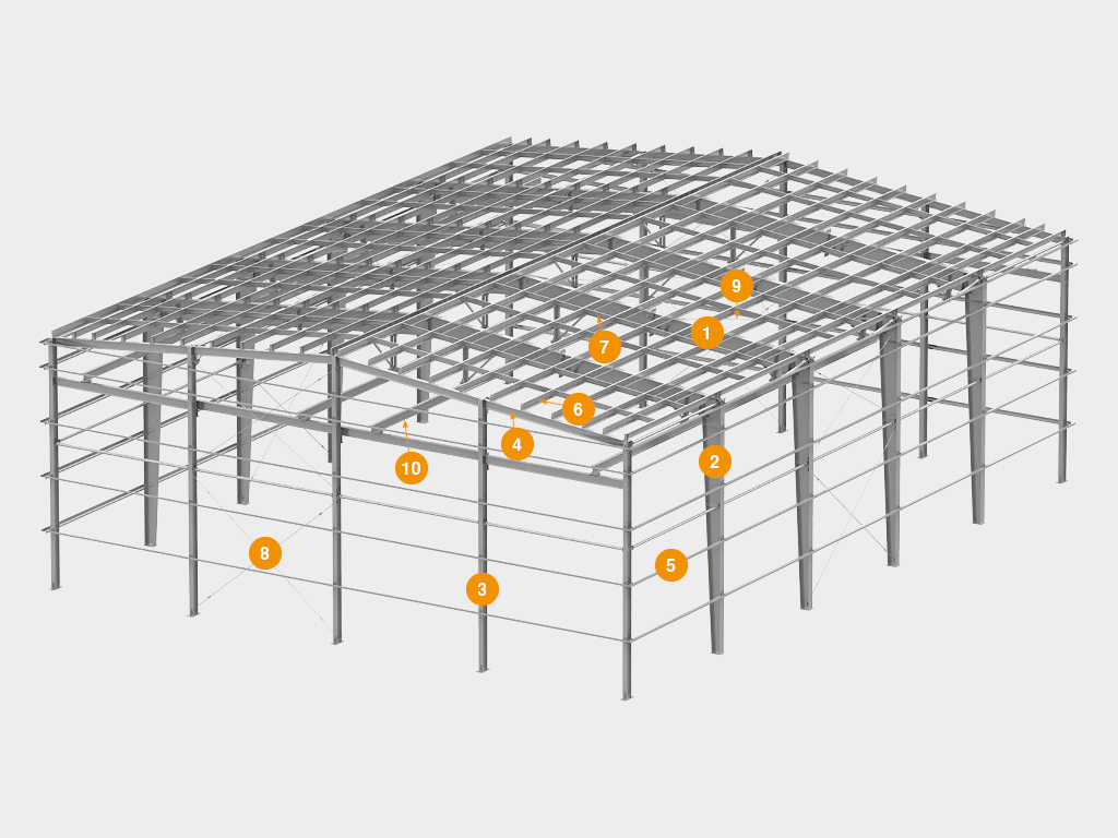Каркасные здания DoorHan рамного типа 1