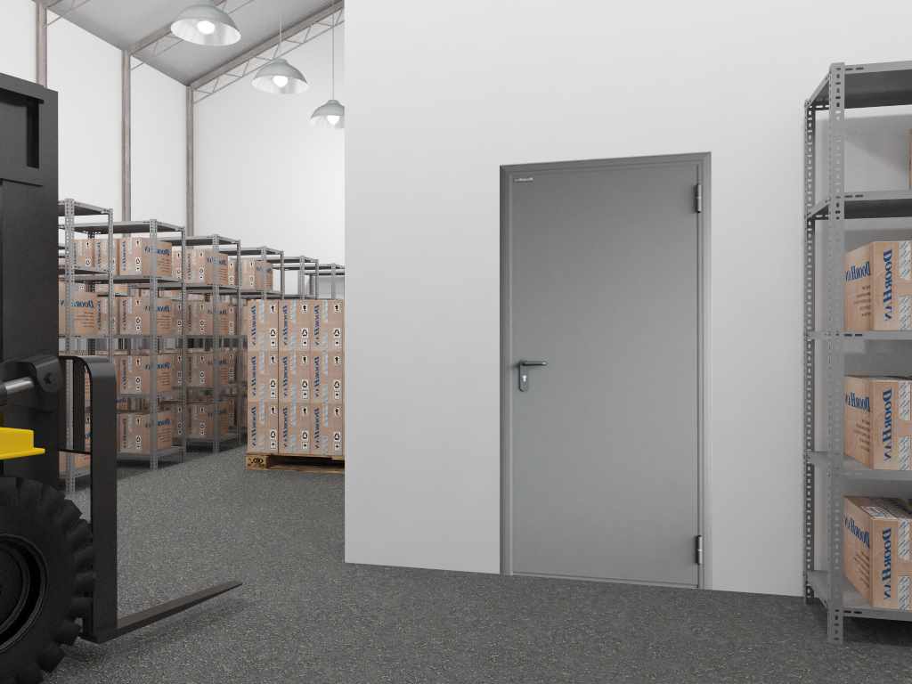 Технические двери одностворчатые 20