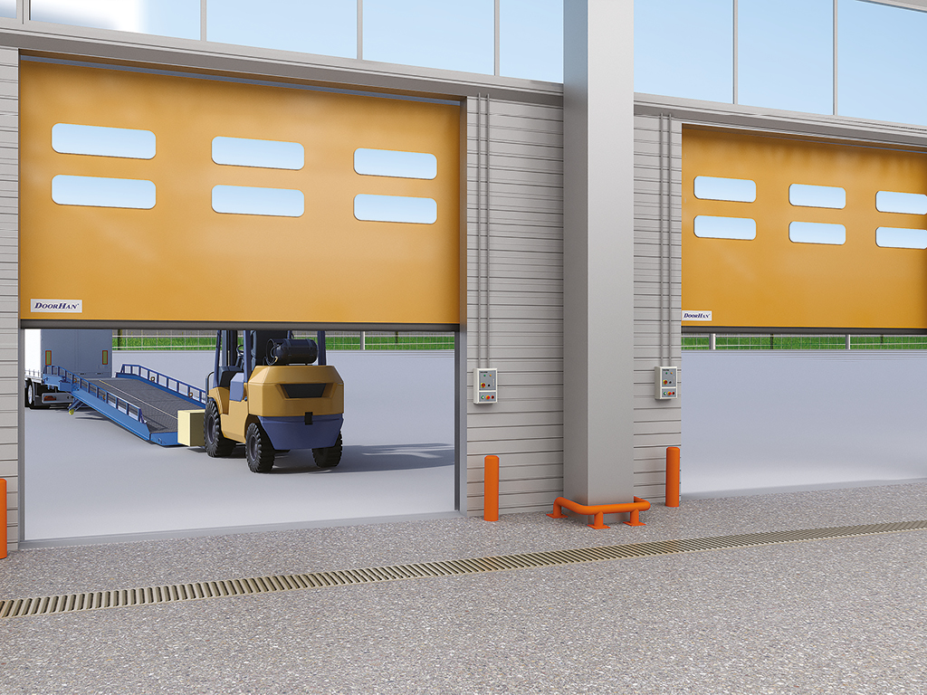 Скоростные рулонные ворота для наружного использования 1 Скоростные рулонные ворота для наружного использования 1