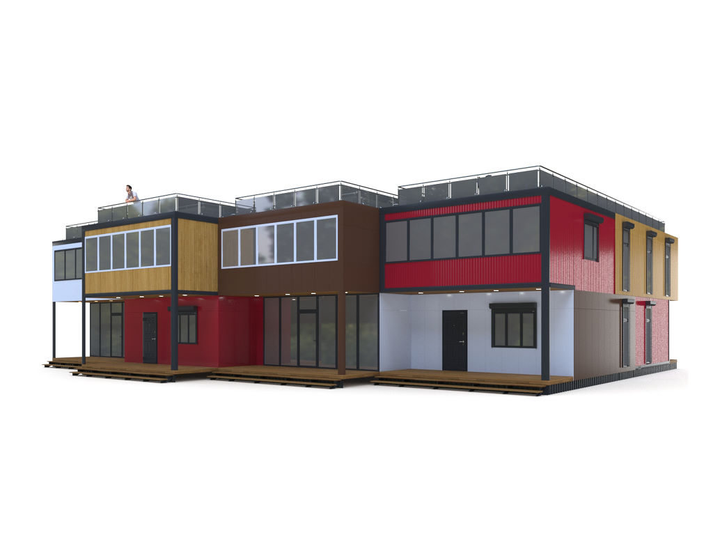 Таунхаусы DoorHan PREFAB HOUSE 15 Таунхаусы DoorHan PREFAB HOUSE 15