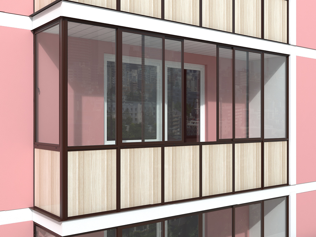 Остекление балконов, балконная система 4