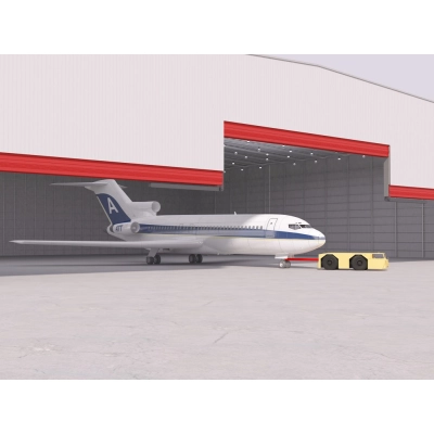 Ангарные ворота шторного типа мультисекционные