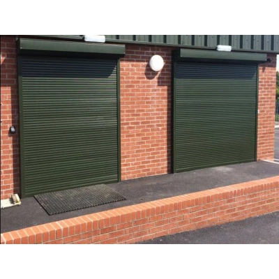 Ворота рулонные (Рольворота) из одностороннего экструдированного роллетного профиля RHE84М