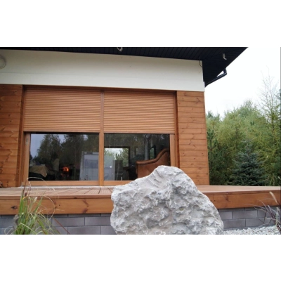 Рольставни взломостойкие на окна из экструдированного роллетного профиля RHE45M