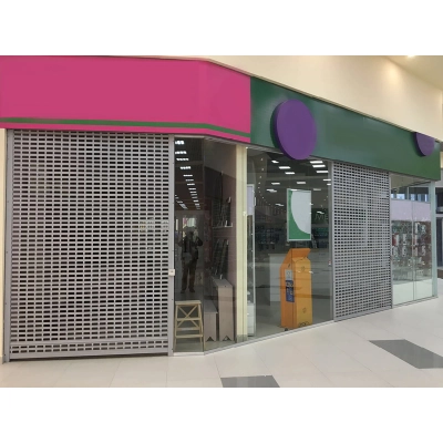 Ворота рулонные (Рольворота) из стального роллетного профиля RHE78G