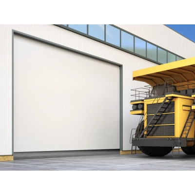 Промышленные секционные ворота из алюминиевых панелей ISD03