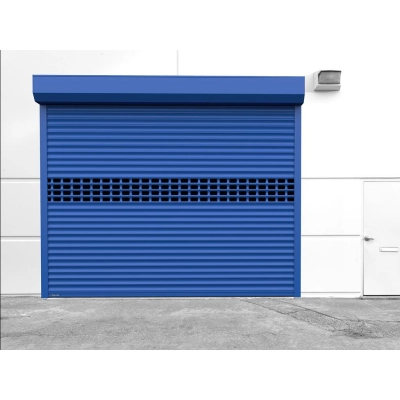 Ворота рулонные (Рольворота) из одностороннего экструдированного роллетного профиля RHE84GM